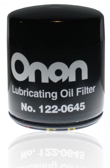 Onan 122-0645 Oil Filter for RV Gensets & Onan Engines