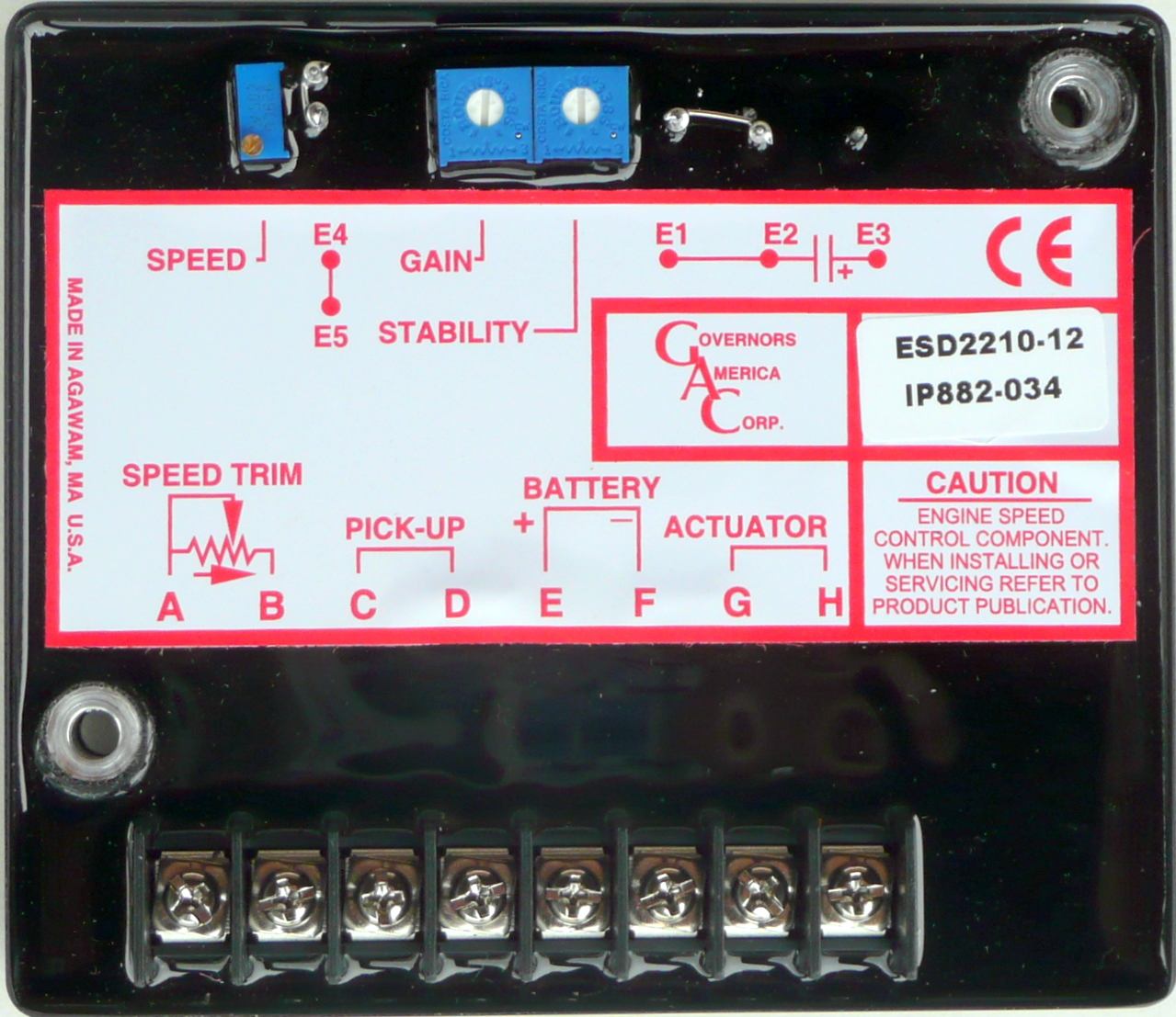 Governor Speed Control ESD221012 (Universal 12 volt)