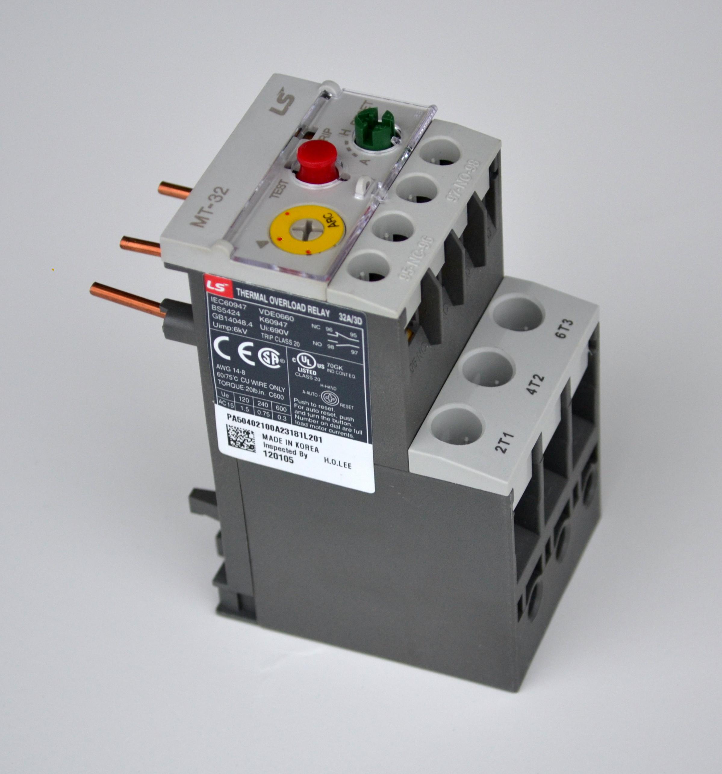 MT32 Metasol Overload Relay, 1825Amp Range, Screw Terminals