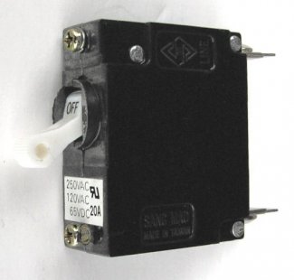 Generac (Guardian) 080089 - 20 amp breaker, (Was 70452)