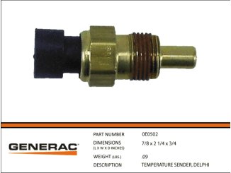 0E0502, TEMPERATURE SENDER, DELPHI