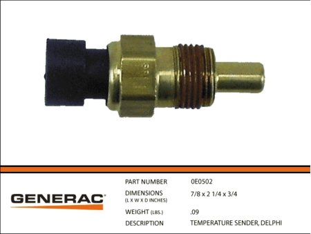 0E0502, TEMPERATURE SENDER, DELPHI