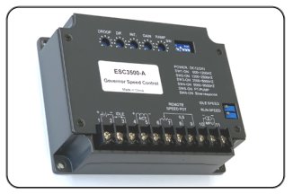 ESC3500, Governor Speed Control, Universal