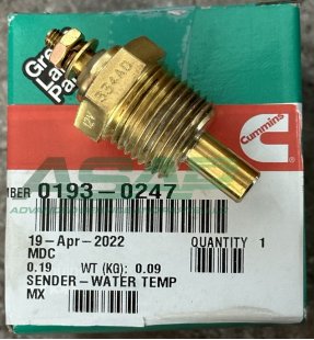 193-0247 Sending Unit, Onan Temp. Gauge 193-0247 Sending Unit, Onan Temp. Gauge