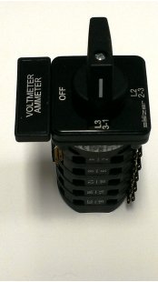 M221US1A825000, Rotary Switch, Volt & AmpMeter