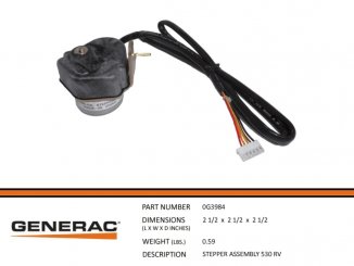 0G3984, STEPPER ASSEMBLY 530 RV 0G3984, STEPPER ASSEMBLY 530 RV