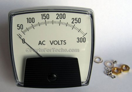 300 volt, 3 1/2\" Panel meter for Onan Generator, etc.