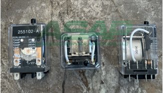 Relay, 24VDC DPDT 11 blade for ASCO 300, etc.
