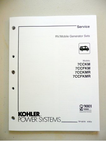 TP-5570 Service Manual for Kohler