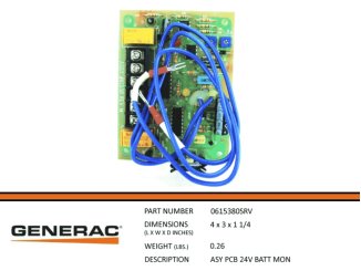 0615380SRV, ASY PCB 24V BATT MON