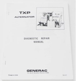 Generac TXP Diagnostic Repair Manual 50357