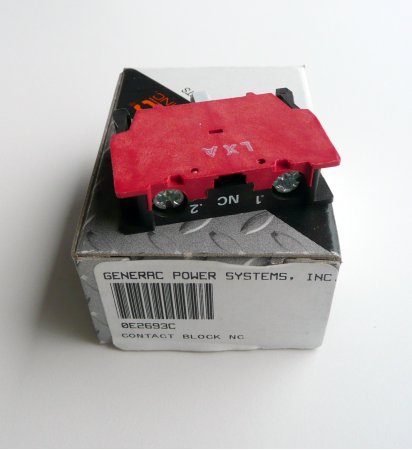 0E2693C CONTACT BLOCK NC, GENERAC
