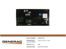0968960SRV, PCB Control Assy, DC, Generac
