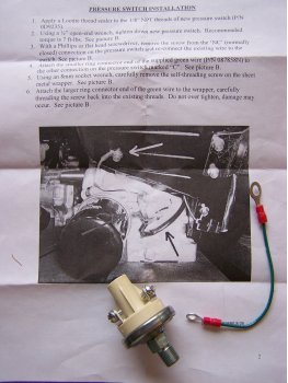 Generac 0D9235BSRV Oil Switch replaces 0D9235A
