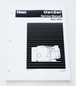 Onan 965-0529 Service Manual, BGD, NHD, Spec A-G