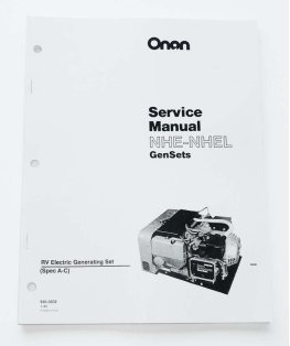 940-0502 Service Manual, NHE, NHEL,Spec A-C for Onan