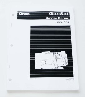 Onan 965-0529 Service Manual, BGD, NHD, Spec A-G