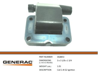 Generac 0G8853, COIL 2.4L G2 IGNITION Generac 0G8853, COIL 2.4L G2 IGNITION