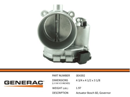 0E4392, Actuator Bosch 60, Governor, Generac