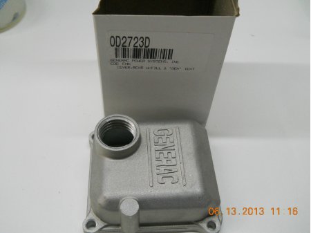 0D2723D, COVER,RCKR W/FILL & \'GEN\' TEXT