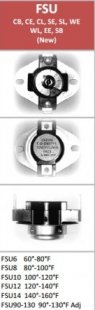 Hotstart FSU90-130 Thermostat