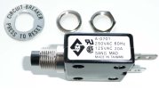 Generac 75207 Circuit Breaker, 20 Amp Pop - out type Generac 75207 Circuit Breaker, 20 Amp Pop - out type
