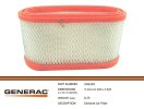 0H6104, Generac Element Air Filter