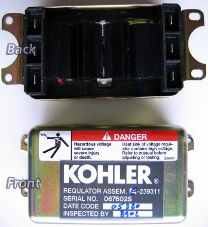Kohler Voltage Regulator # 228602 - See aftermarket!