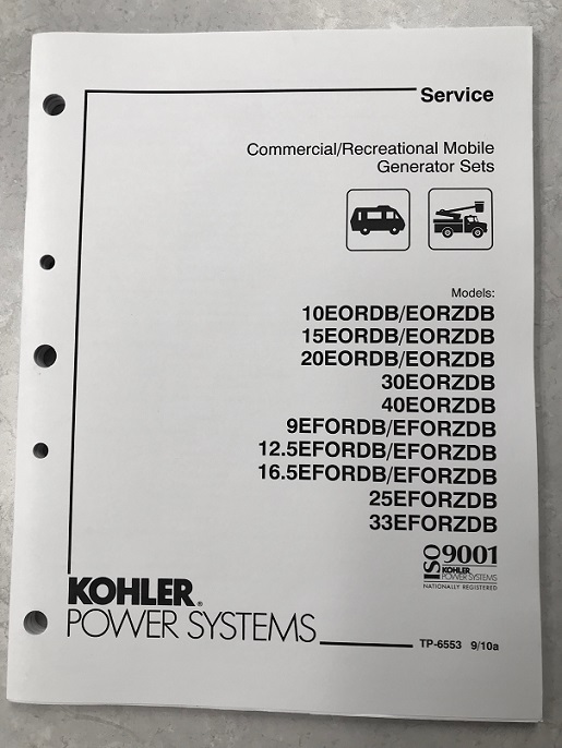 TP-6553, Kohler Service Manual [TP-6553]